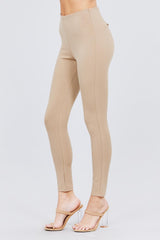 Waist Elastic Band Ponte Pants | Mixtshop LLC
