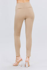 Waist Elastic Band Ponte Pants | Mixtshop LLC