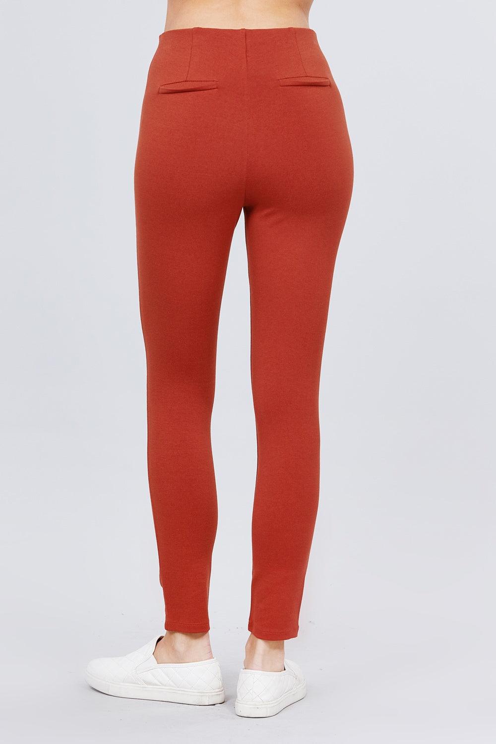 Waist Elastic Band Ponte Pants | Mixtshop LLC