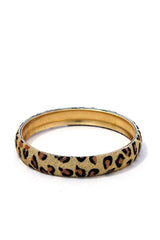 Animal Print Metal Bangle Bracelet | Mixtshop LLC