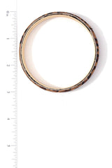 Animal Print Metal Bangle Bracelet | Mixtshop LLC