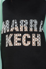 Contrast Sleeve Curved Hem Sweater | Mixtshop LLC