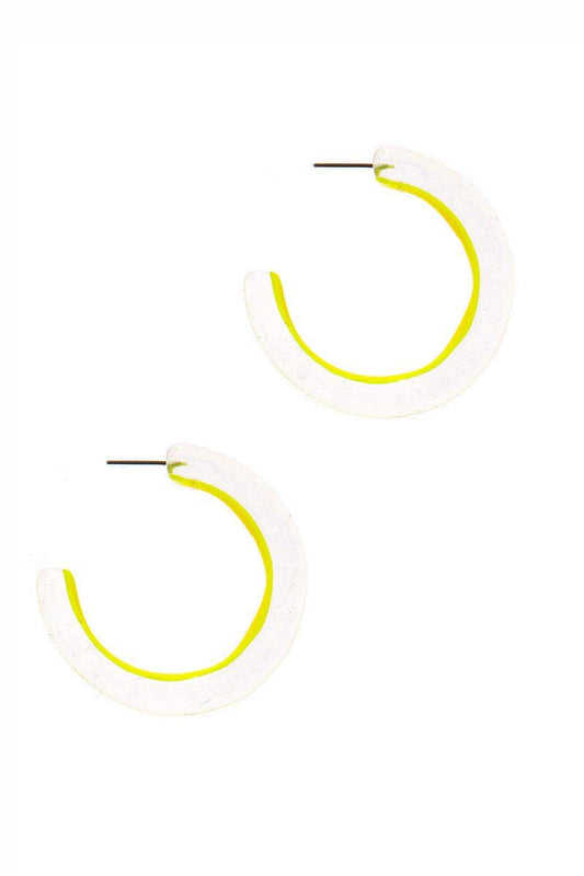 Chic Transparent Hoop Earring | Mixtshop LLC