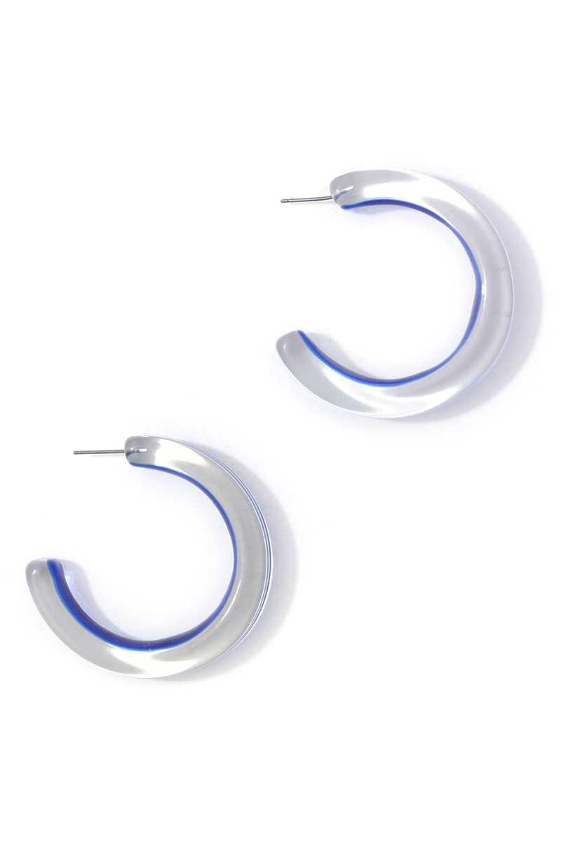 Chic Transparent Hoop Earring | Mixtshop LLC
