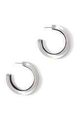 Chic Transparent Hoop Earring | Mixtshop LLC