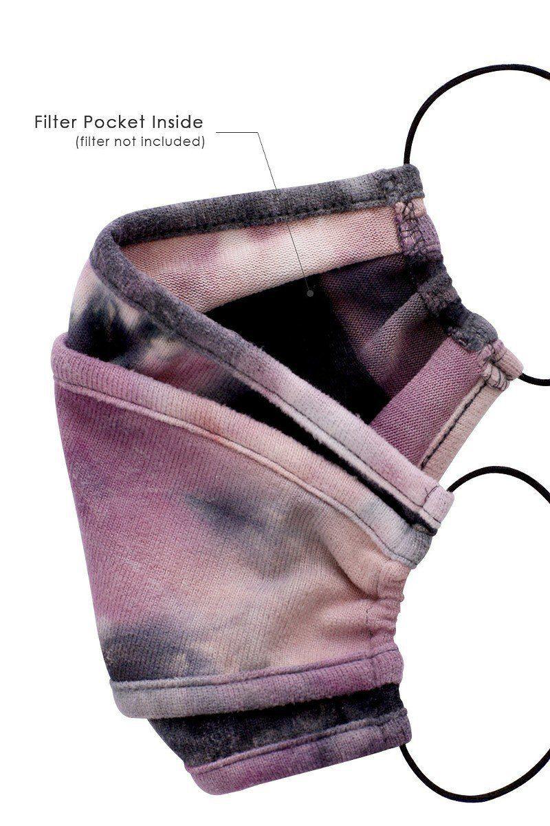 Tie Dye Trifold Reusable Face Mask | Mixtshop LLC