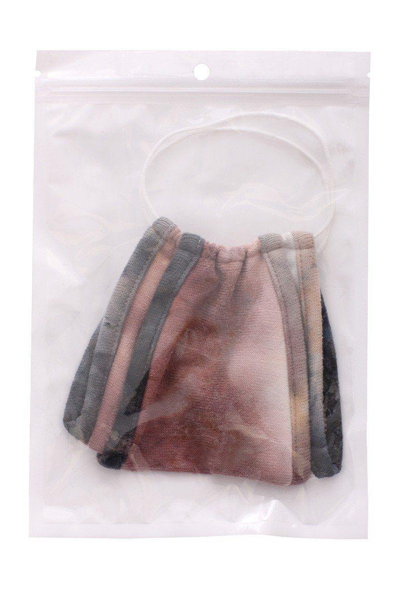 Tie Dye Trifold Reusable Face Mask | Mixtshop LLC