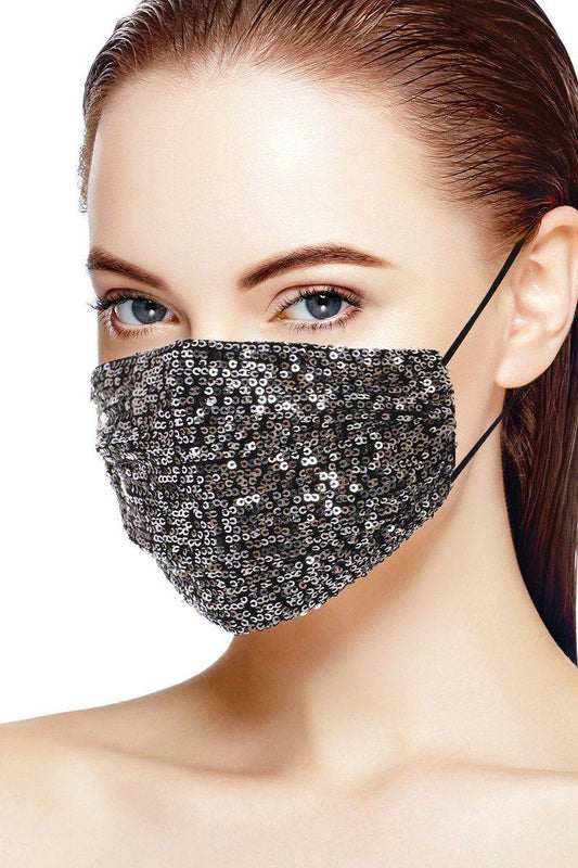 3d Sequin Fashion Facemask | Mixtshop LLC