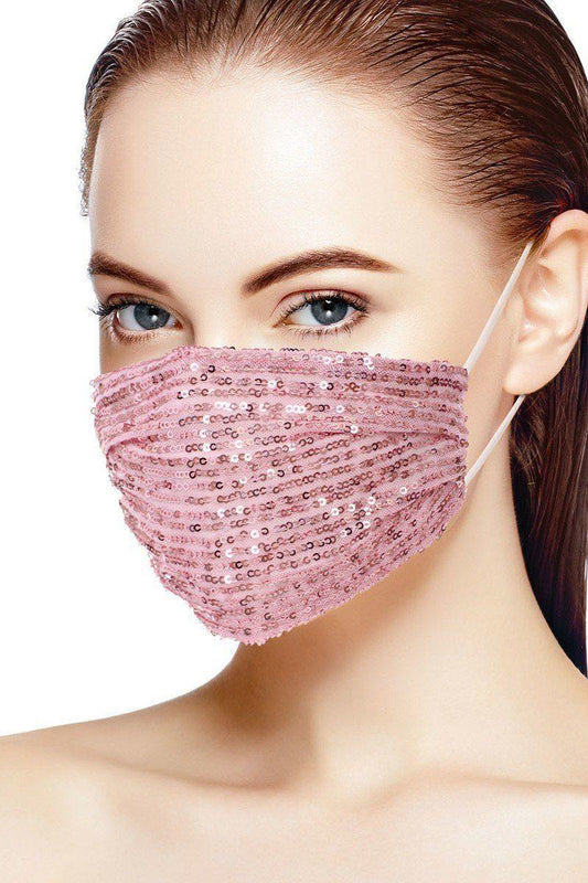 3d Sequin Fashion Facemask | Mixtshop LLC