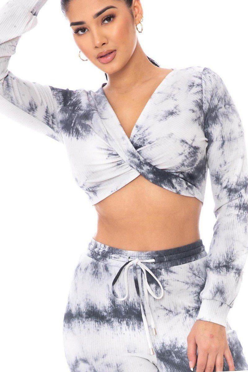 Tie Dye Ribbed Sweater Set | Mixtshop LLC