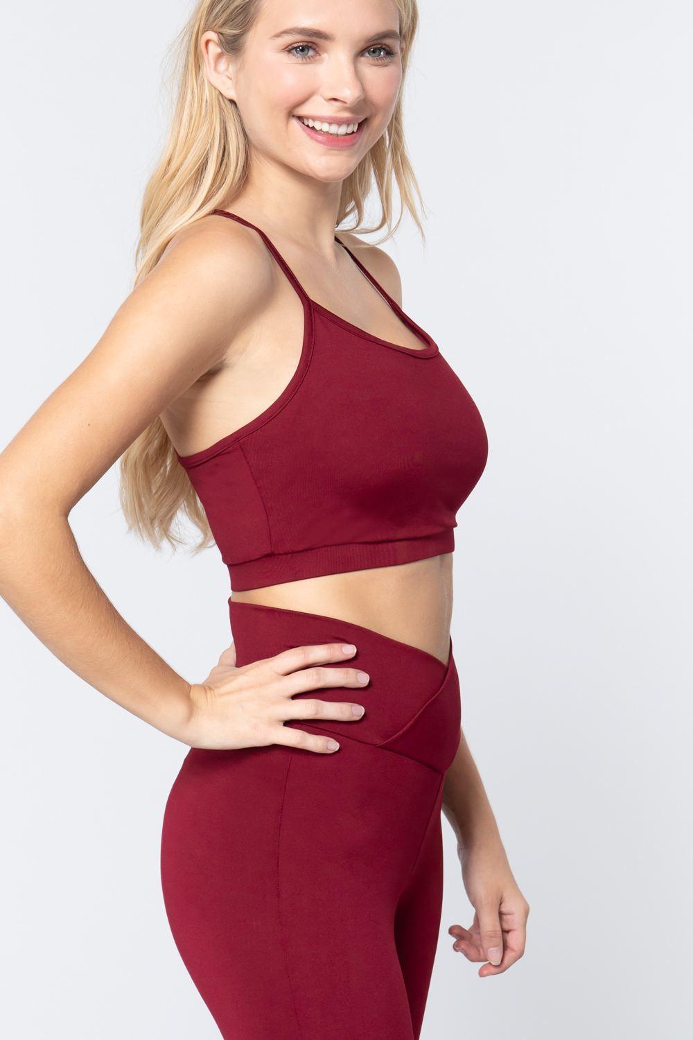 Workout Cami Bra Top | Mixtshop LLC