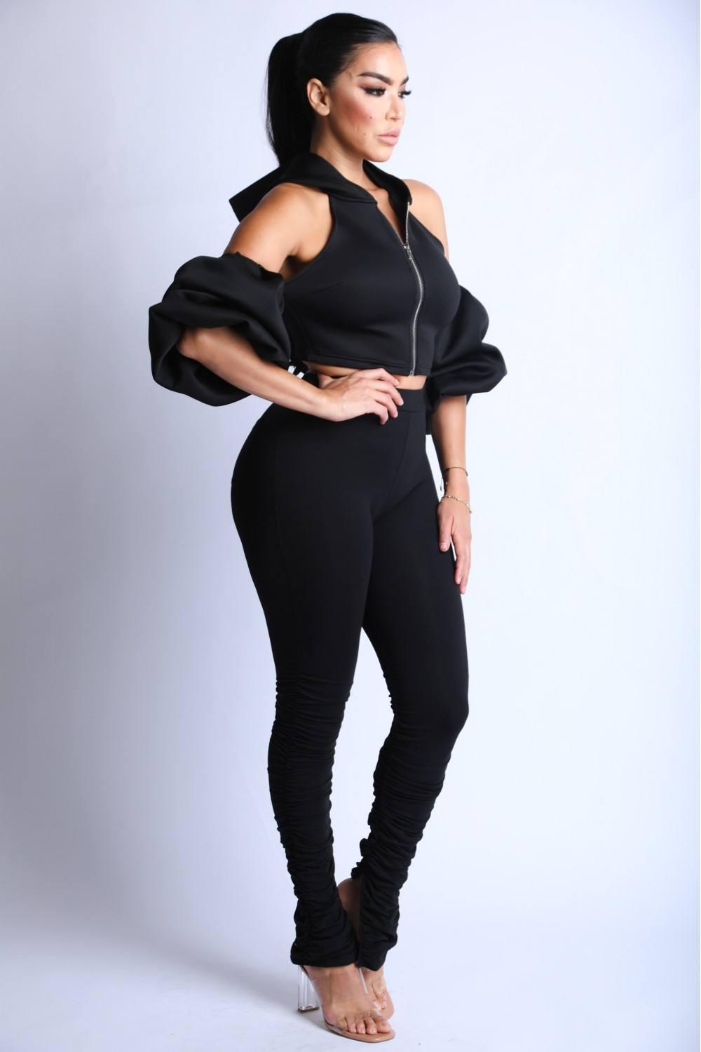 Puff Sleeve Hoodie Set | Mixtshop LLC