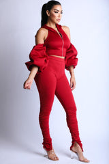 Puff Sleeve Hoodie Set | Mixtshop LLC