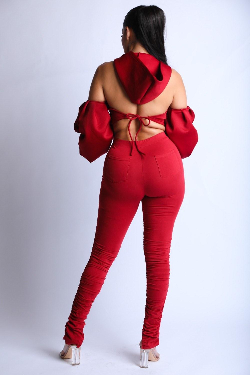 Puff Sleeve Hoodie Set | Mixtshop LLC