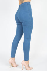 High Waist Denim Jeans | Mixtshop LLC
