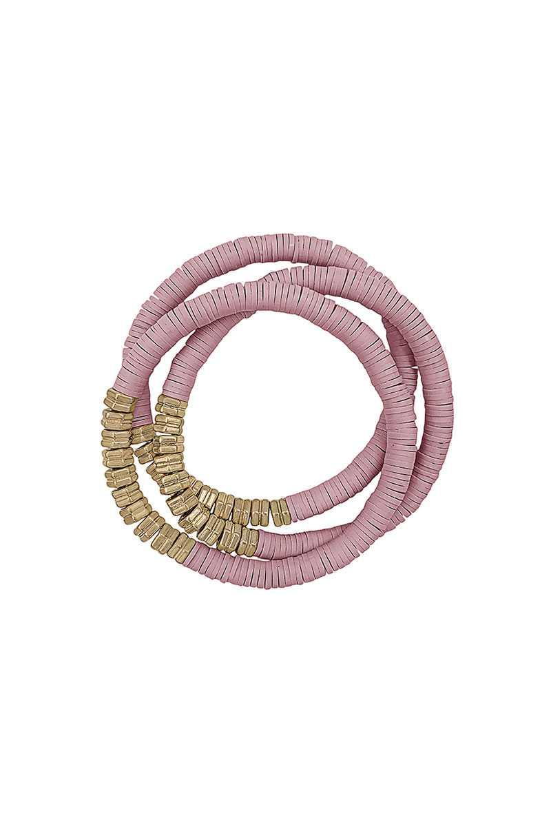 Triple Multi Ring Bead Stretchable Bracelets | Mixtshop LLC