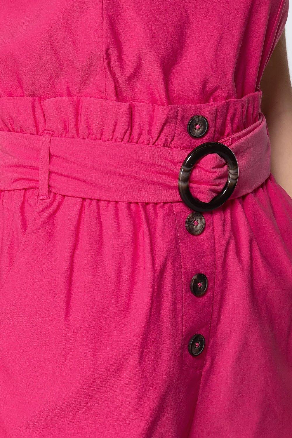 Cami Strp Belted Romper | Mixtshop LLC