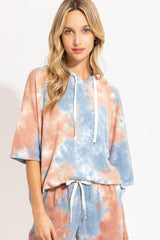 Knit Tie Dye Hoodie | Mixtshop LLC