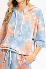 Knit Tie Dye Hoodie | Mixtshop LLC