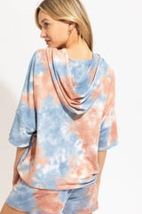 Knit Tie Dye Hoodie | Mixtshop LLC
