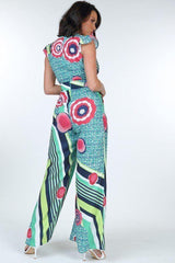 Ruffle Sleeve Surplice Jumpsuit | Mixtshop LLC