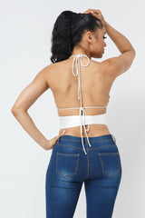 Satin Wrap Around Top | Mixtshop LLC