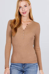 Viscose Henley Sweater | Mixtshop LLC