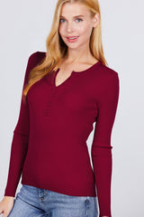 Viscose Henley Sweater | Mixtshop LLC