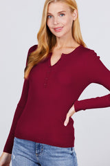 Viscose Henley Sweater | Mixtshop LLC