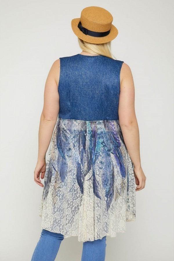 Sleeveless, Lace Cardigan | Mixtshop LLC