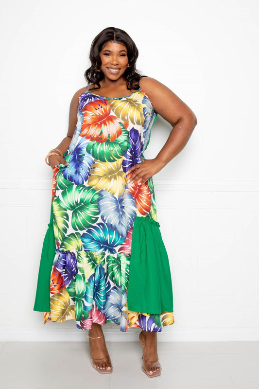 Splice Tropical Dress | Mixtshop LLC