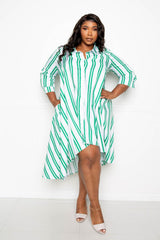 Stripe Shirt Dress | Mixtshop LLC