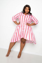 Stripe Shirt Dress | Mixtshop LLC