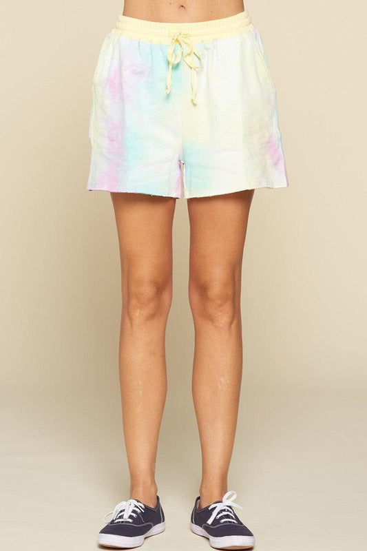 Tie-dye Printed Jersey Shorts | Mixtshop LLC