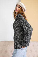 Textured Knitted Sweater | Mixtshop LLC