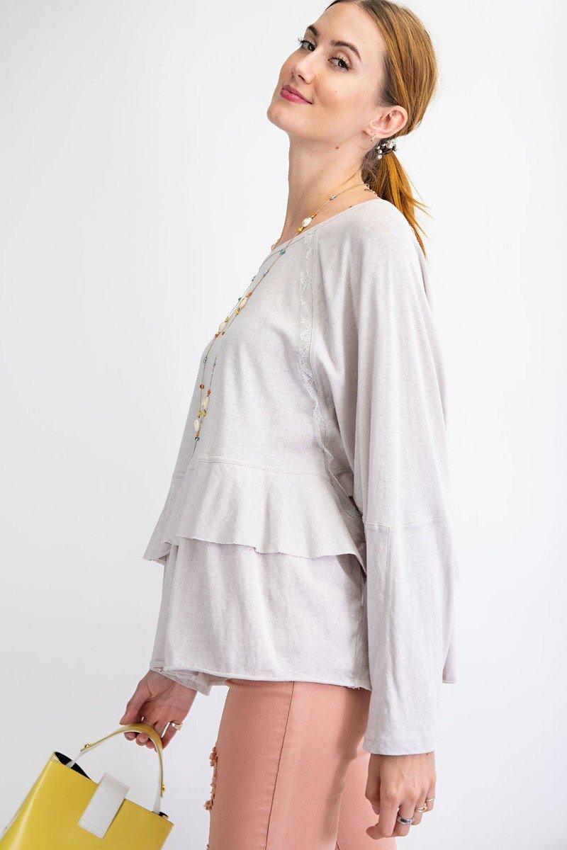 Lace Detailing Tunic | Mixtshop LLC