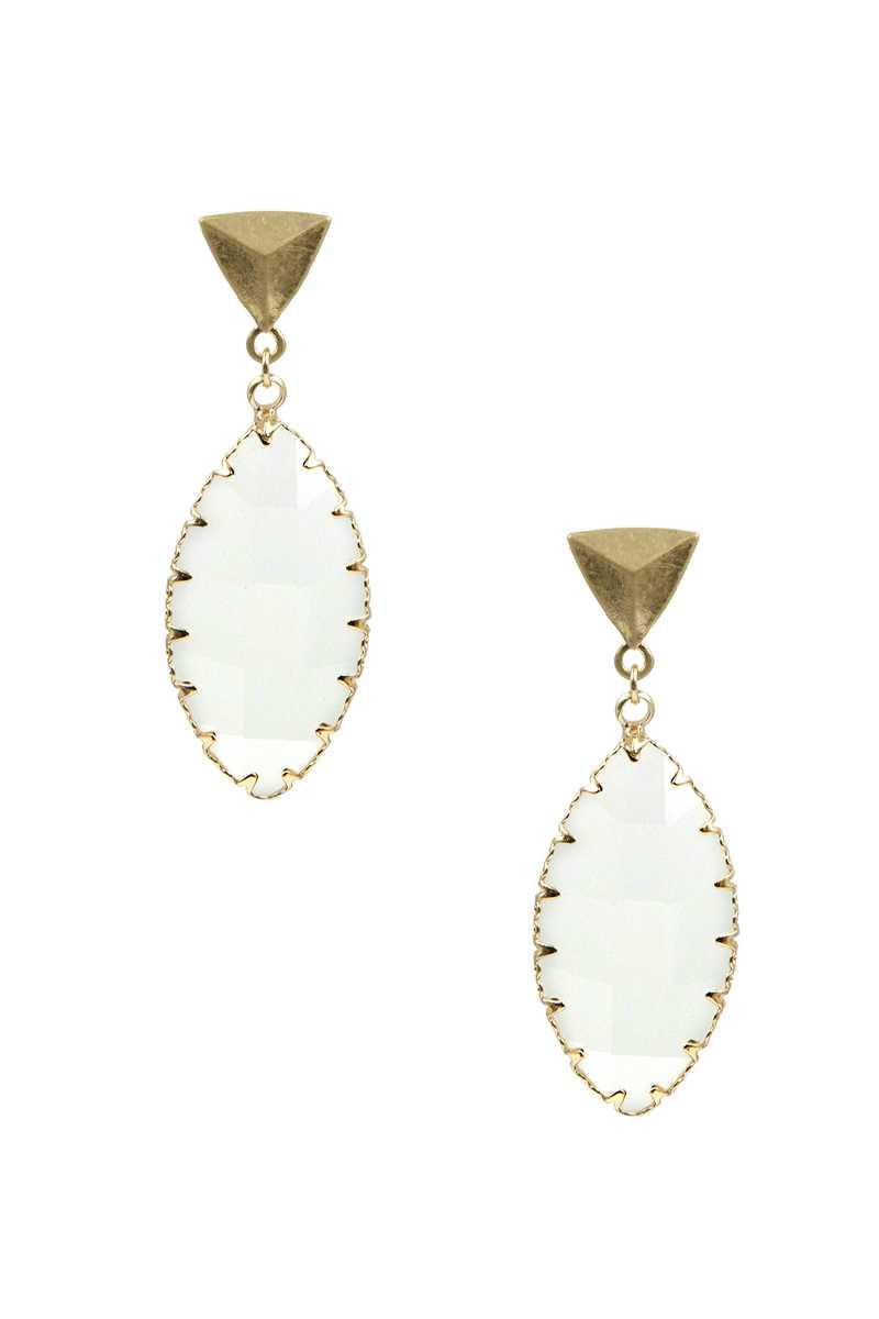 Triangle Resin Dangle Earring | Mixtshop LLC