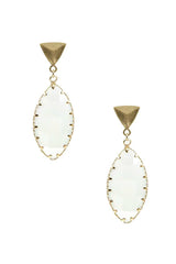 Triangle Resin Dangle Earring | Mixtshop LLC