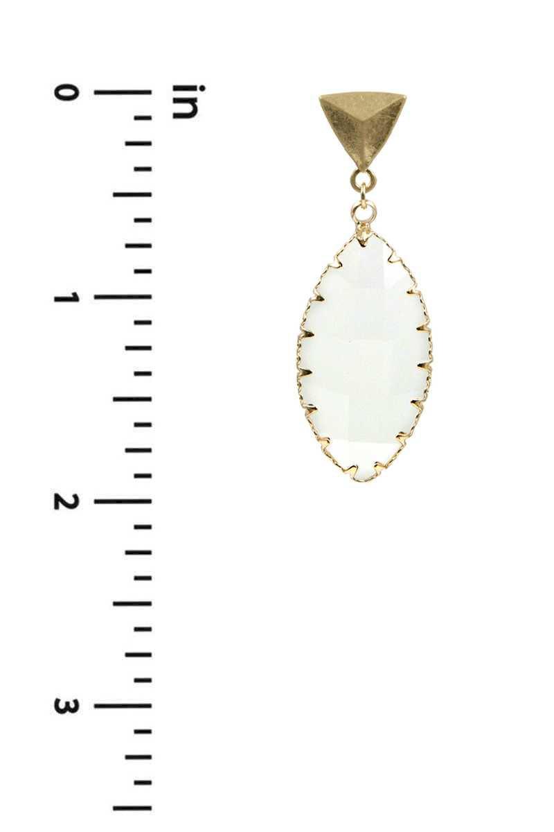 Triangle Resin Dangle Earring | Mixtshop LLC