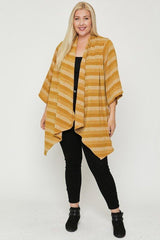 Kimono Style Striped Cardigan | Mixtshop LLC