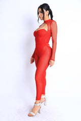 Mesh Crop Jumpsuit Set | Mixtshop LLC