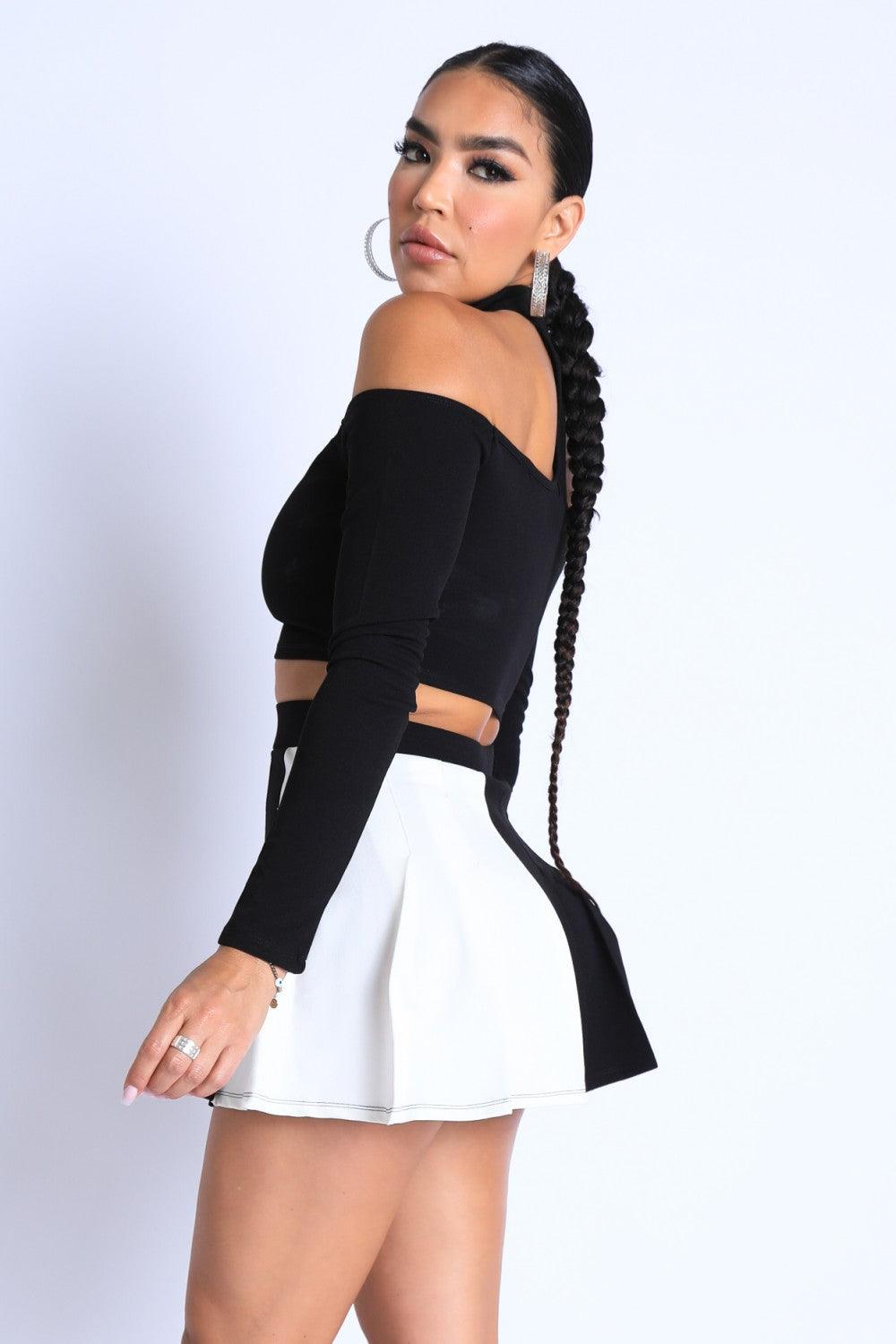 Choker Off-shoulder Top Set | Mixtshop LLC