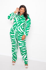Button Up Long Sleeve Jumpsuit | Mixtshop LLC