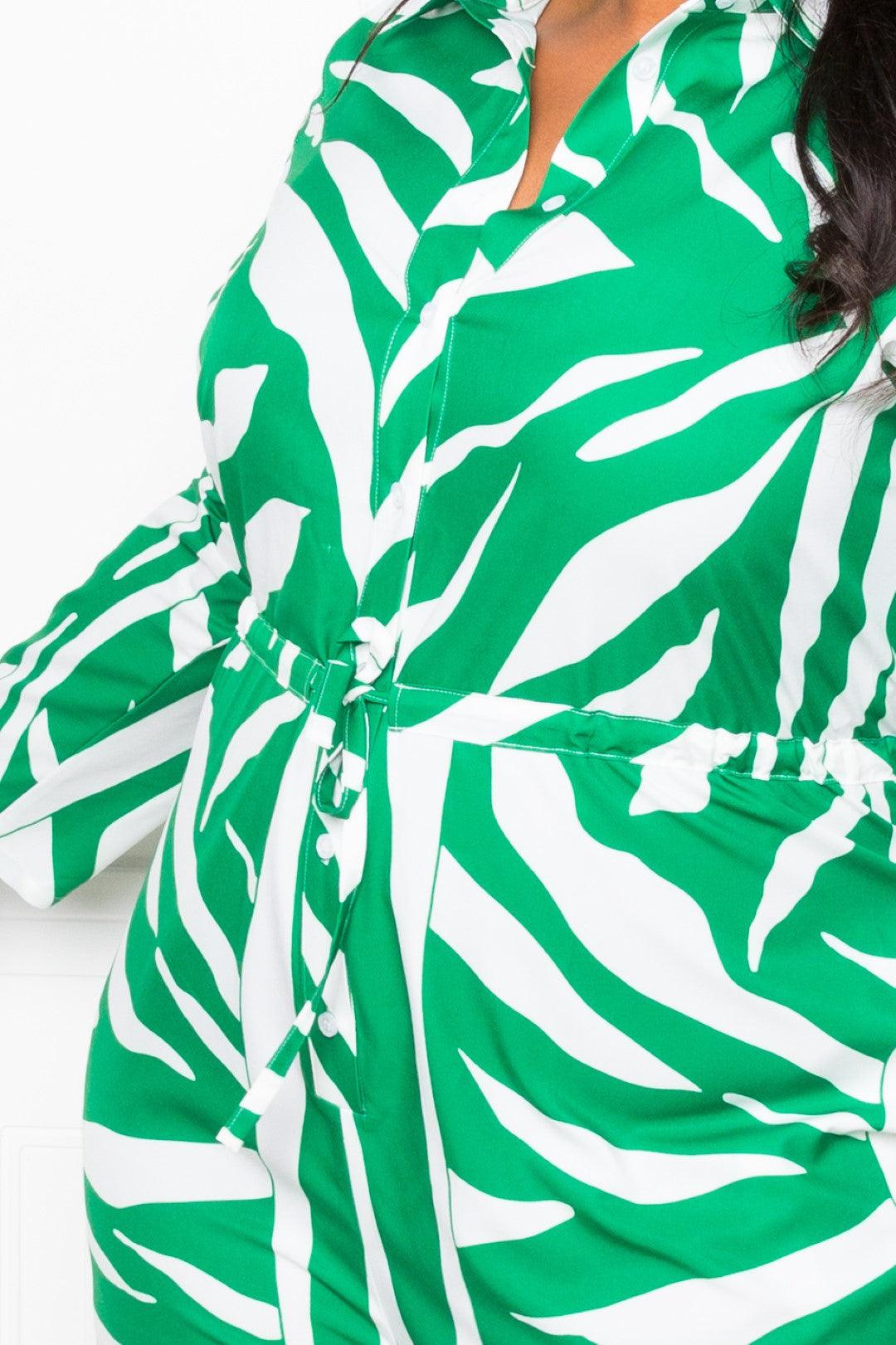 Button Up Long Sleeve Jumpsuit | Mixtshop LLC