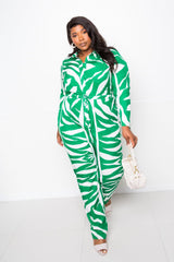 Button Up Long Sleeve Jumpsuit | Mixtshop LLC