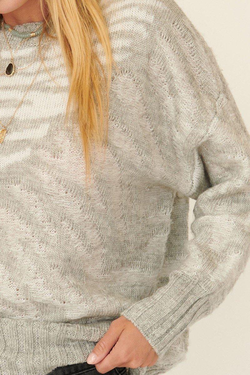 A Zebra Print Pullover Sweater | Mixtshop LLC