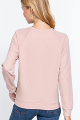 Sequins French Terry Pullover Top | Mixtshop LLC