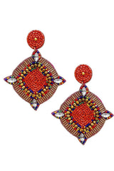 Seed Crystal Bead Dangle Earring | Mixtshop LLC