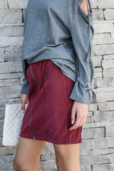 Long Sleeve Cut-out Sweater | Mixtshop LLC