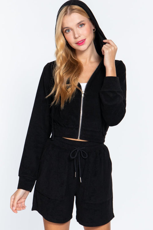 Hoodie Terry Towelling Jacket | Mixtshop LLC